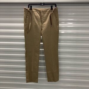 Zara Men's Khaki Chinos with Belt